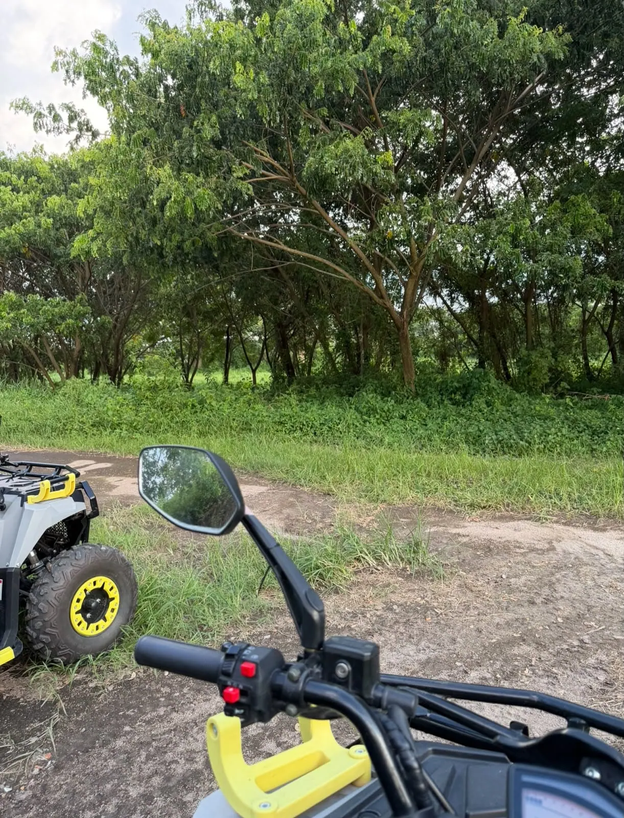 Quad bikes on a dirt trail near Clark